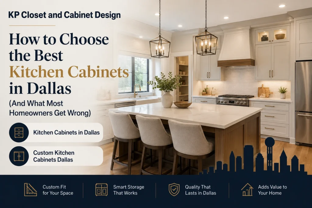 How to choose the best kitchen cabinets in Dallas TX – KP Closet and Cabinet Design