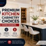 12 premium kitchen cabinetry choices for Dallas homeowners featuring custom, semi-custom, shaker, raised-panel, and modern kitchen cabinet styles.