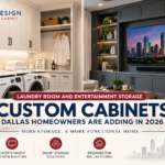 Laundry Room and Entertainment Storage- Custom Cabinets Dallas Homeowners Are Adding in 2026